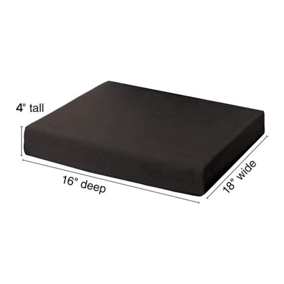 Essential Medical Supply Rehab 1 Foam Cushion - Extra Thick Seat Cushion - Picture 2 of 7